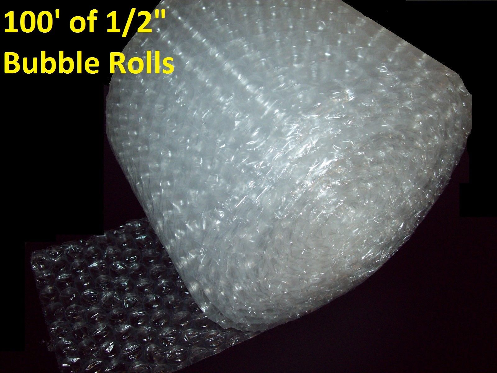 125' Long x 12 Wide x 1/2 Thick, Large Sized Bubble Roll